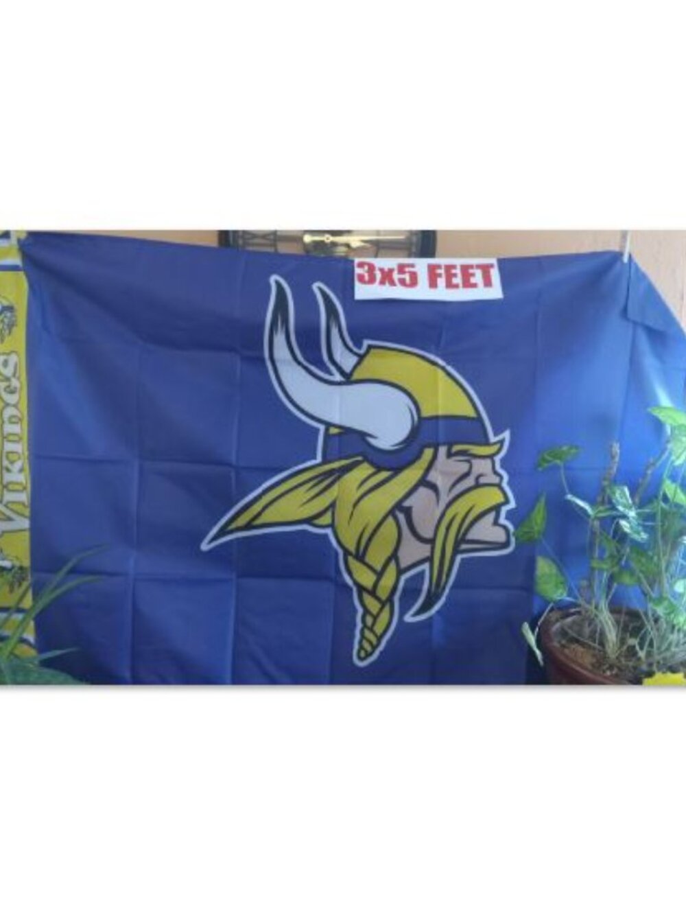 Minnesota Vikings NFL 3X5 Feet Flag Banner Pole or Wall Decor